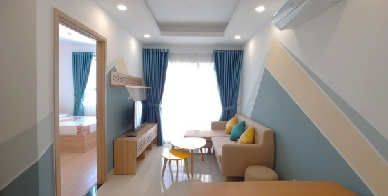 Cho thuê căn hộ 2PN Moonlight thủ đức, full NT, giá 13 triệu