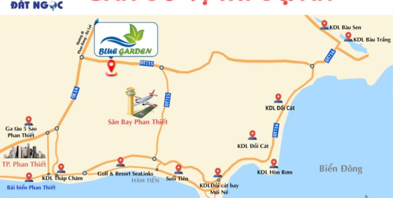 Siêu Dự Án Đất Nền Nằm Cạnh Sân Bay Quốc Tế Phan Thiết - Giá Chỉ 1.5Tr/m2