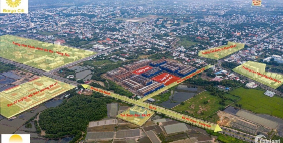Bán nhà phố Barya City TP Bà Rịa mặt tiền đường Trường Chinh