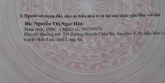 Đất Sổ Hồng Riêng Công Chứng Sang Tên Liền,120m2,MT KCN Tân Hương Gía 460 triệu