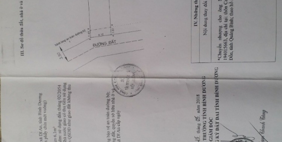 Bán đất mặt tiền đường ĐỔ Tấn Phong