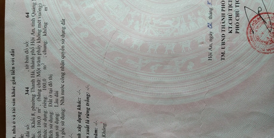 Cần bán nhanh lô đất chính chủ tại Thanh Hà, Hội An