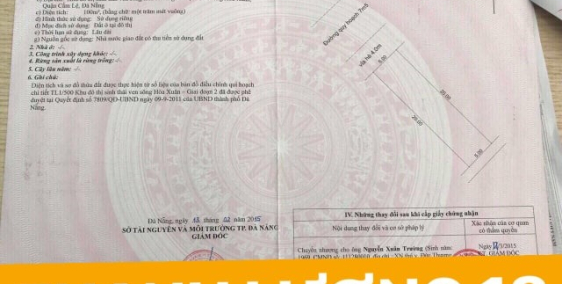 Bán đất TĐC Nam Nguyễn Tri Phương- Hòa Xuân- Cẩm Lệ