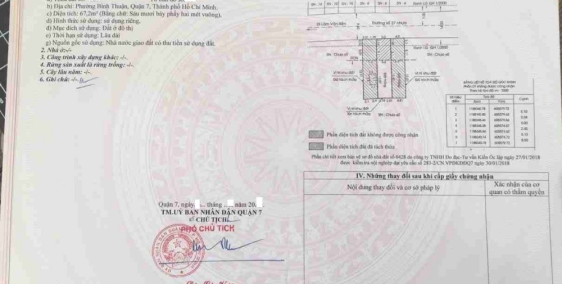 Bán lô đất 100m2 duy nhất ĐS 37 p.Bình Thuận, Quận 7