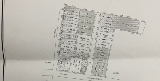 Bán đất Linh Đông, dt 53m2 vuông vức, dân cư hiện hữu, đường 5m, giá 3.3 tỷ