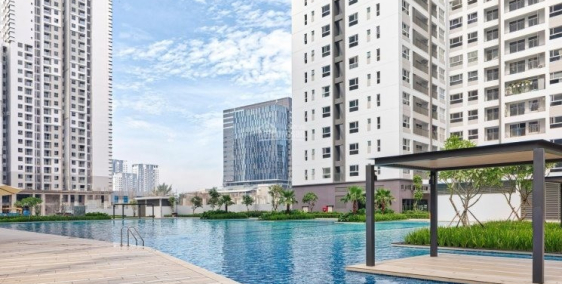 Shophouse Sunrise City View cho thuê. Vị trí: 33 Nguyễn Hữu Thọ, Quận 7