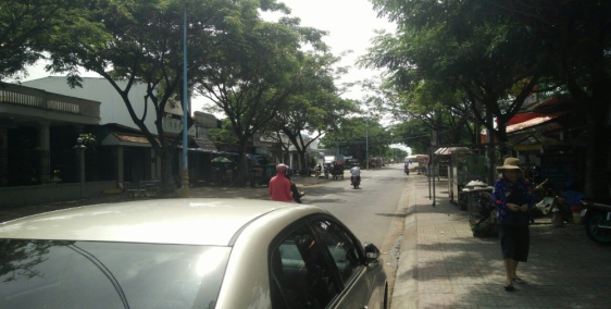 Cho thuê đất 340m2 mặt tiền đường  phước thắng, phường 12 gần chợ,