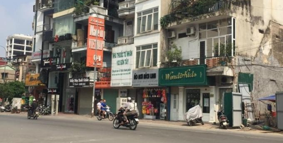 Cho thuê cửa hàng kinh doanh phố Giang Văn Minh, mặt tiền 6m