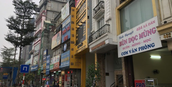 Cho thuê nhà mặt phố Xã Đàn, Đống Đa, mặt tiền 6m