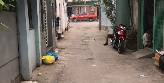 Cho thuê nhà nguyên căn Phạm Hùng-P4-Quận 8. 4x14m, 1 trệt 1 lầu. giá 12tr/thg.