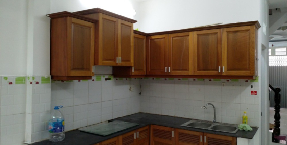 Cho thuê nhà nguyên căn, lâu dài, 3,4m x 14m, 2pn, 2wc, 2 pancon, 2 mặt tiền hẻm