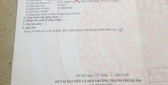 Cần bán GẤP Chung cư PCC1 Phú Lương Hà Đông 1,085 tỷ 67,4m2 2PN