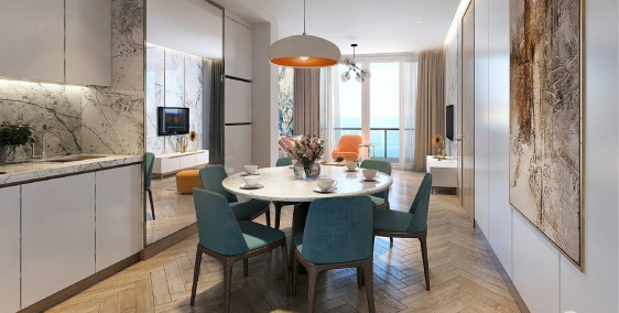 Golf View Luxury Apartment Da Nang Tứ diện Kim Cương