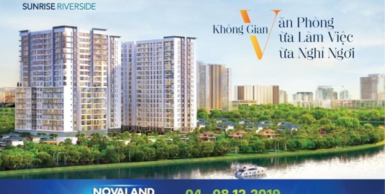 Thanh toán chỉ 650tr sở hữu Căn hộ văn phòng 24/24 Sunrise Riverside Novaland
