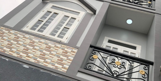 Bán Gấp Căn Nhà Mới Xây 1 trệt 3 lầu120m2 (Nhà Như Hình 100%)