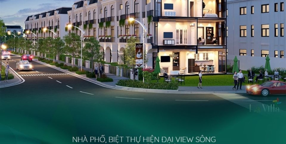 Lavilla Green City, P6, tp Tân An, 5x20m, 1 trệt 2 lầu, SHR từng căn.