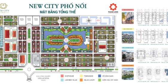 Bán shop house dự án New City Phố Nối, DT: 102m2, Giá:10,8 tr/m2