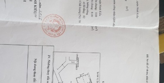 Bán nhà 1 trệt 1 lầu góc 2 mặt tiền hẻm 4m cách bờ hồ Huỳnh Cương 70m P. An Cư