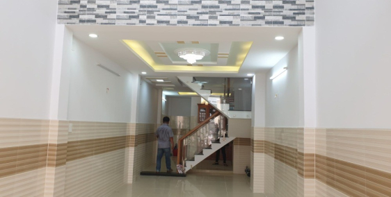 NHÀ MỚI 2 TẦNG - Hậu Giang Quận 6 - dt 5 x10 - giá 3.85 tỷ.