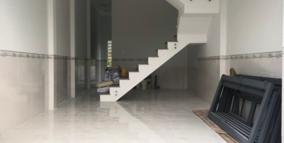 Nhà Tp Thủ Dầu Một xây mới 100%, 1 trệt 1 lầu mặt tiền đường DX106