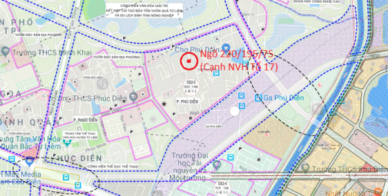 Bán gấp nhà cấp 4 DT52.6m MT5m lô góc Phú Diễn 2.2 tỷ