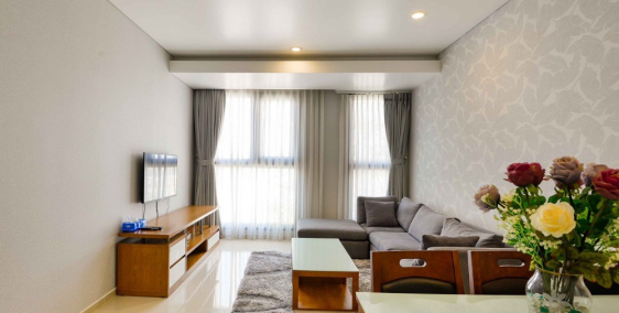 Cho Thuê căn hộ 2PN_92m2 Pearl Plaza Q.Bình Thạnh, view sông SG, Landmark 81