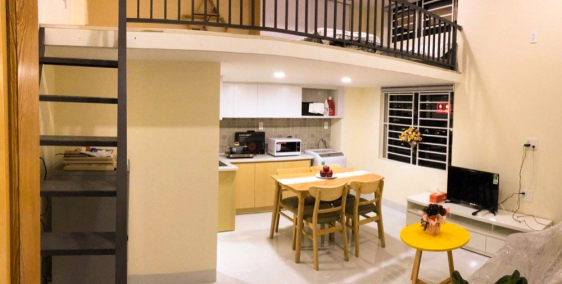 Căn hộ Mini Quận 4 có Gác 38m2 Full Nội Thất