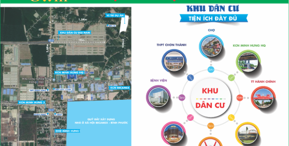 Dự án Đại Nam giá 690tr/1000m2, cách QL13 500m, sổ hồng riêng.