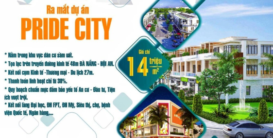 Đón đầu cơn sốt bđs cuối năm 2019 với dự án Khu Đô Thị Pride City