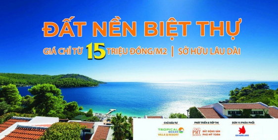 Sở hữu thiên đường nghỉ dưỡng Tropical Ocean Villa & Resort trong tay chỉ với 4
