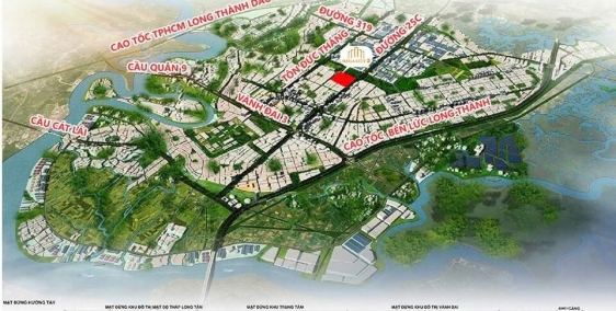 Đất Mặt Tiền Đường 25C, Mega city 2, Nhơn Trạch, Đồng Nai Giá chỉ 700tr