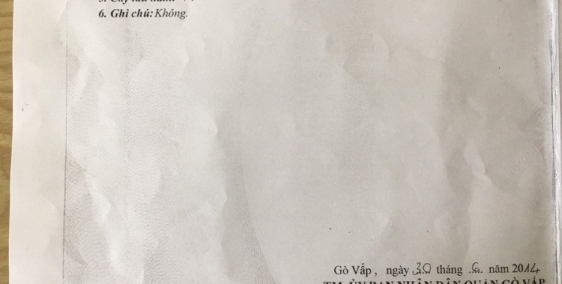 Cần bán gắp mặt bằng đường thống nhất quận Gò Vấp diện tích 327m2 giá 17.5 tỷ