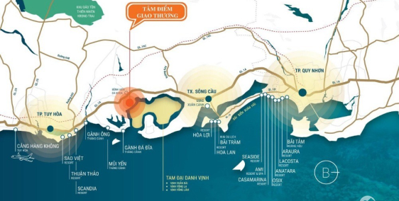 DUY NHẤT 568tr sở hữu đất biển sổ đỏ, vị trí tam vịnh Phú Yên