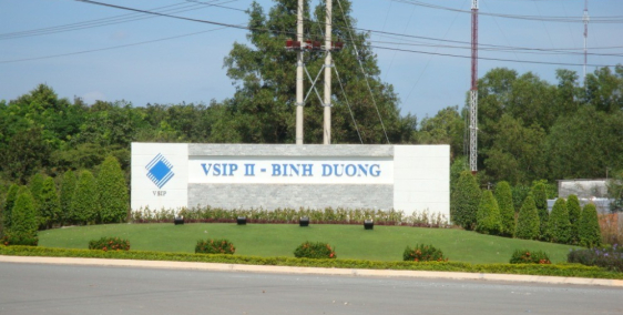 Bán 2 lô đất mặt tiền, gần KCN VSIP II,sổ đỏ,trả góp 0 lãi suất,