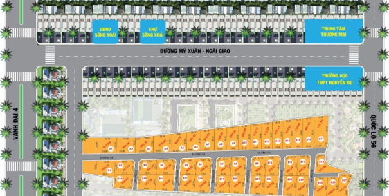 QUÁ RẺ!! CHỈ 600 TRIỆU CÓ NGAY 500M2 ĐẤT ĐƯỜNG MỸ XUÂN - NGÃI GIAO