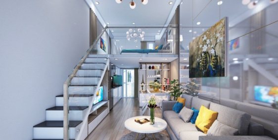 Căn hộ Smartoffice 4.0 hiện đại nằm ngay trung tâm Quận Tân Phú.