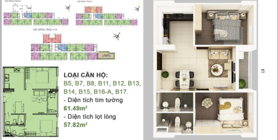 Bung nhanh căn hộ Thủ Đức 1,3 tỷ/căn/60m2, cuối năm nhận nhà, hỗ trợ vay