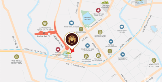 Siêu dự án đường đua F1 - Chung cư cao cấp The Matrix One Mễ Trì