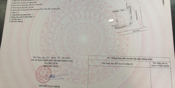 Cần bán đất 2 mặt tiền KQH Tây trì Nhơn,đối diện trường Mn phú Thượng