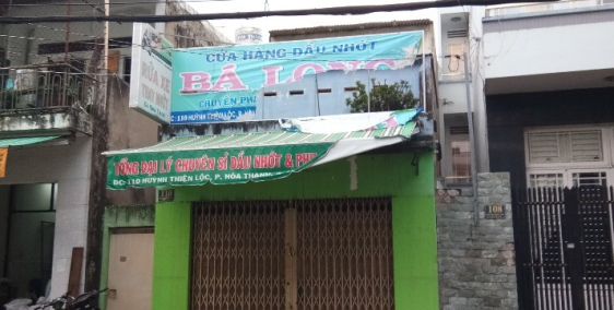 Chính chủ mặt tiền kinh doanh Huỳnh Thiện Lộc. Diện tích: 4x18m, giá rẻ 9,1 tỷ.