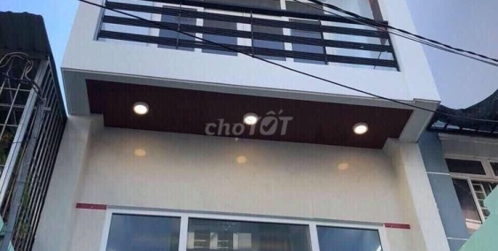 Nhà mới hẻm 6m thông chợ Tân Hương 4x10.5m 4.5tam