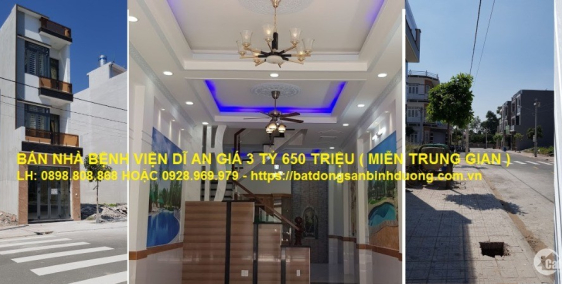 Bán nhà đường Hai Bà Trưng Dĩ An tỉnh Bình Dương