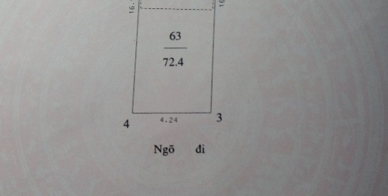 Bán đất ngõ 72 Tôn Thất Tùng-Hà Nội