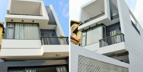 NHÀ MỚI 1 TRỆT 2 LẦU MTĐ LỚN 20M