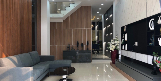 Bán nhà Hà Huy Giáp cuối Nguyễn Oanh trệt 4 lầu lh:0908.752.046