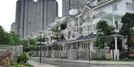 Cho thuê biệt thự Quận Bình Thạnh - Saigon Pearl, dtsd 450m2 1 hầm 4 lầu