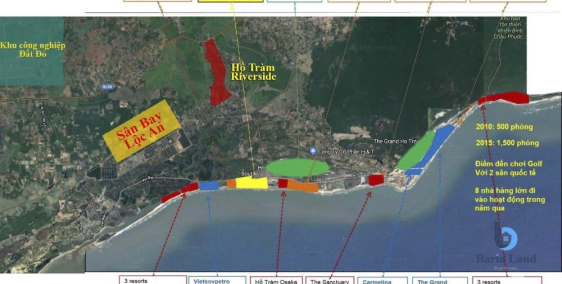 Hồ Tràm Riverside - Đầu tư đất biển chỉ với 200tr - Đền bù 200% nếu sai hợp đồng