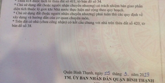 Bán lô đất 99/2A3 Nguyên Thượng Hiền, P5, Bình Thanh DT: 4x10m hướng Nam