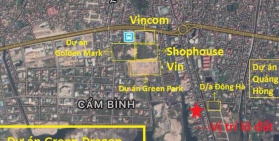 Lô đất mặt đường Vũng Đục, Cẩm Phả, Quảng Ninh gía đầu tư