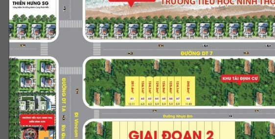 Những lô đất khu tái định cư biển dốc lếch,đối diện trường tiểu học ninh thọ,